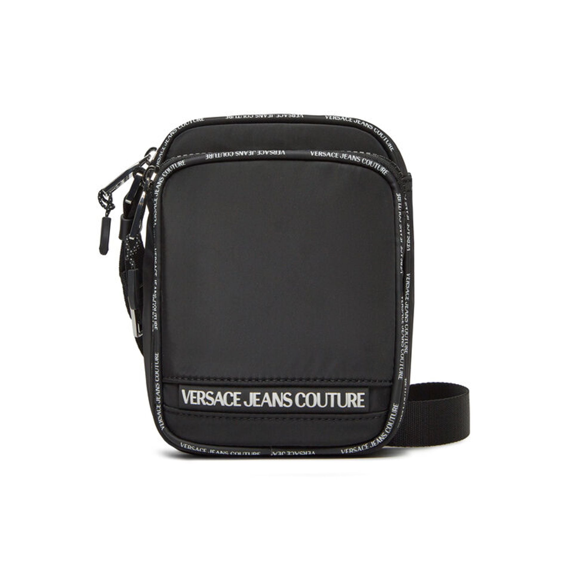 Versace Jeans Crossbody Bag For Men Luxury Leather Accessory With Iconic Logo - Afanaya